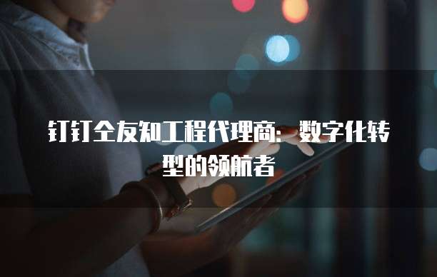 钉钉仝友知工程代理商：数字化转型的领航者