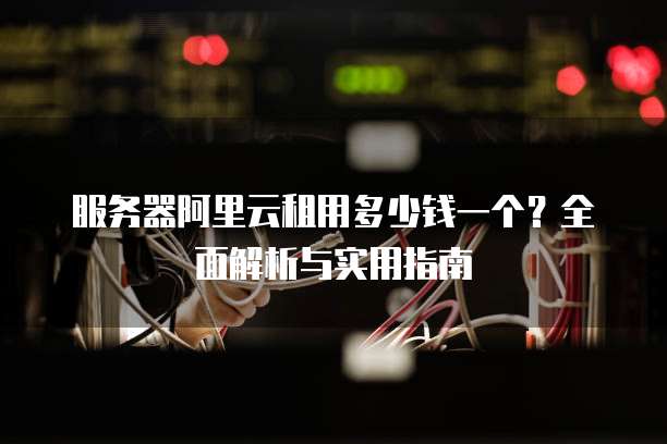 服务器阿里云租用多少钱一个?全面解析与实用指南