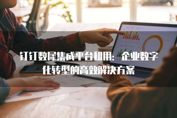 钉钉数犀集成平台租用：企业数字化转型的高效解决方案
