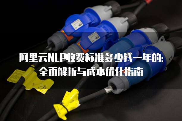 阿里云NLP收费标准多少钱一年的：全面解析与成本优化指南