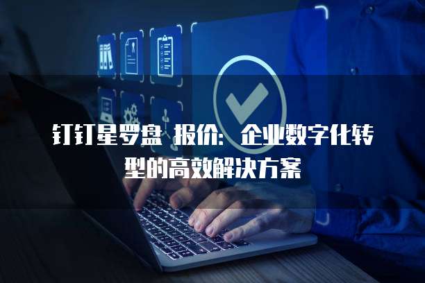 钉钉星罗盘 报价：企业数字化转型的高效解决方案