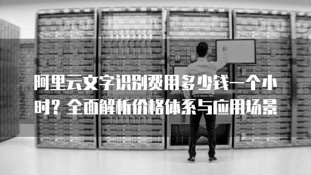阿里云文字识别费用多少钱一个小时?全面解析价格体系与应用场景