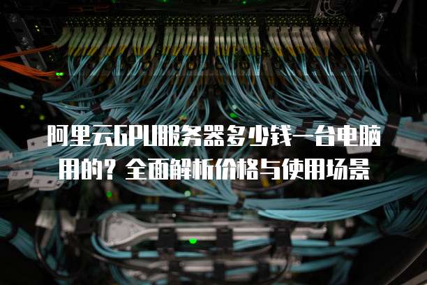 阿里云GPU服务器多少钱一台电脑用的?全面解析价格与使用场景