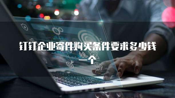钉钉企业寄件购买条件要求多少钱一个