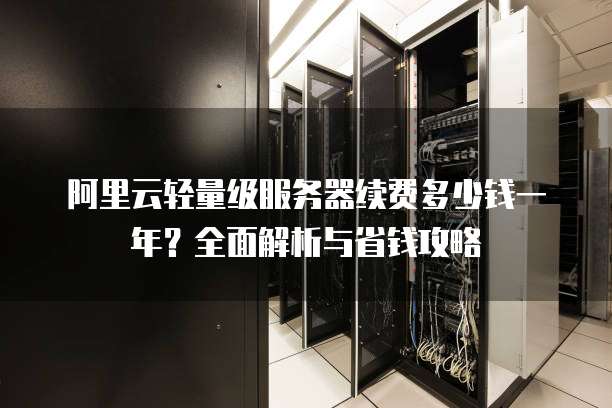 阿里云轻量级服务器续费多少钱一年?全面解析与省钱攻略