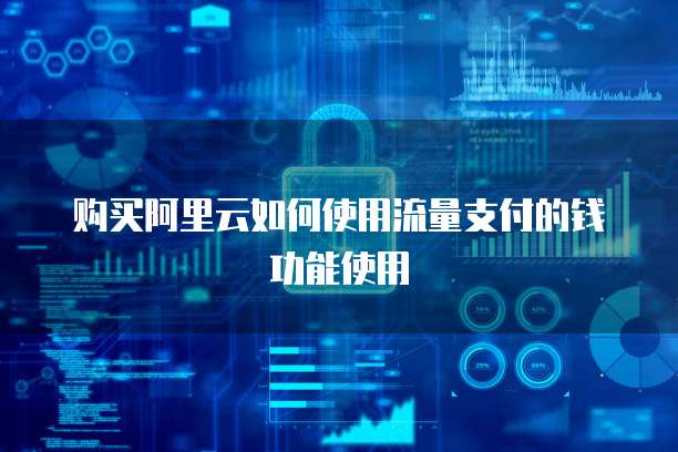 购买阿里云如何使用流量支付的钱功能使用