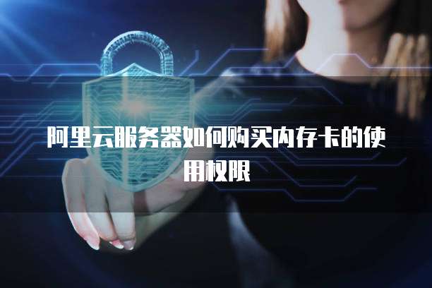 阿里云服务器如何购买内存卡的使用权限