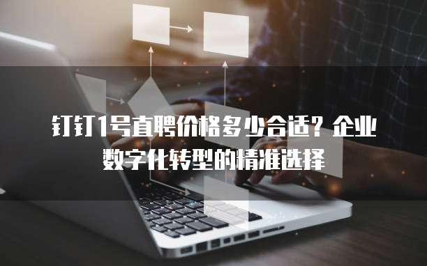 钉钉1号直聘价格多少合适?企业数字化转型的精准选择