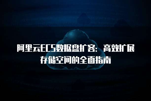 阿里云ECS数据盘扩容：高效扩展存储空间的全面指南