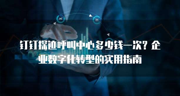钉钉探迹呼叫中心多少钱一次?企业数字化转型的实用指南