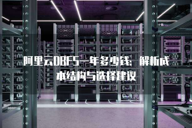 阿里云DBFS一年多少钱:解析成本结构与选择建议