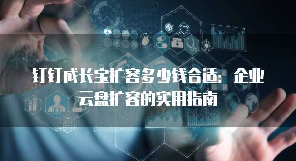 钉钉成长宝扩容多少钱合适：企业云盘扩容的实用指南