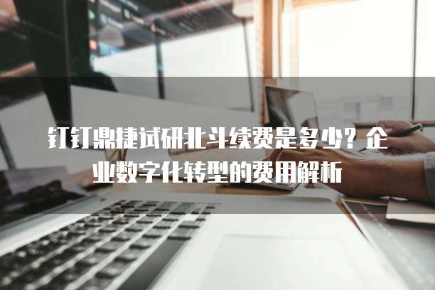 钉钉鼎捷试研北斗续费是多少?企业数字化转型的费用解析