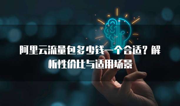 阿里云流量包多少钱一个合适?解析性价比与适用场景