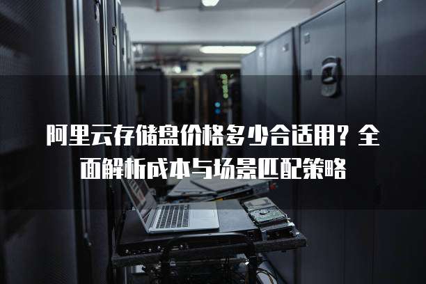 阿里云存储盘价格多少合适用?全面解析成本与场景匹配策略