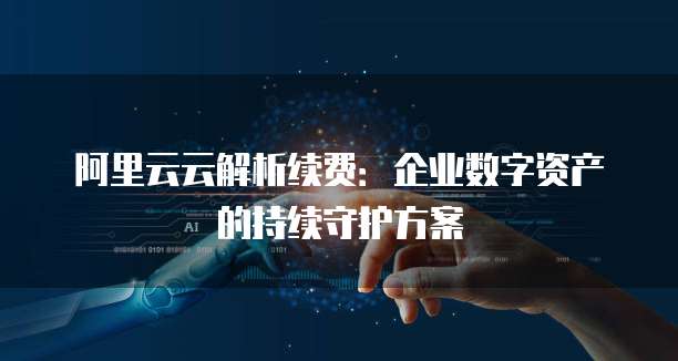 阿里云云解析续费：企业数字资产的持续守护方案