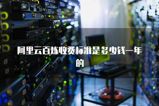 阿里云百炼收费标准是多少钱一年的