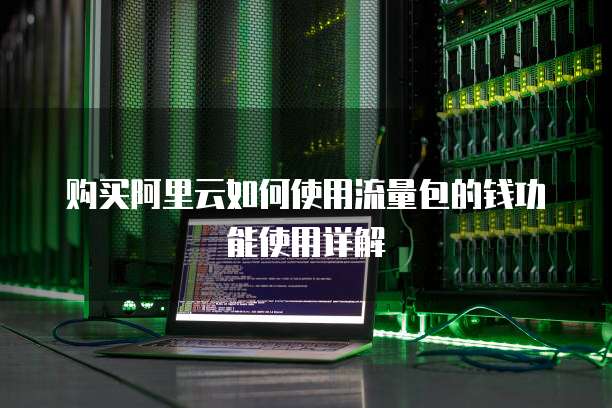 购买阿里云如何使用流量包的钱功能使用详解