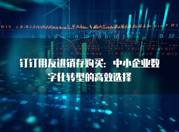 钉钉用友进销存购买：中小企业数字化转型的高效选择