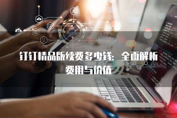 钉钉精品版续费多少钱:全面解析费用与价值
