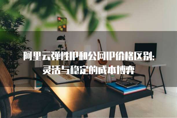 阿里云弹性IP和公网IP价格区别:灵活与稳定的成本博弈