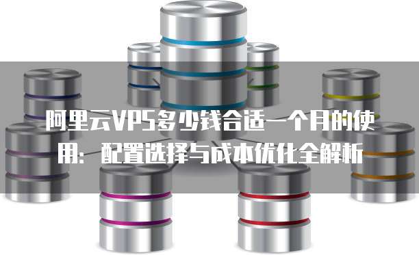 阿里云VPS多少钱合适一个月的使用:配置选择与成本优化全解析