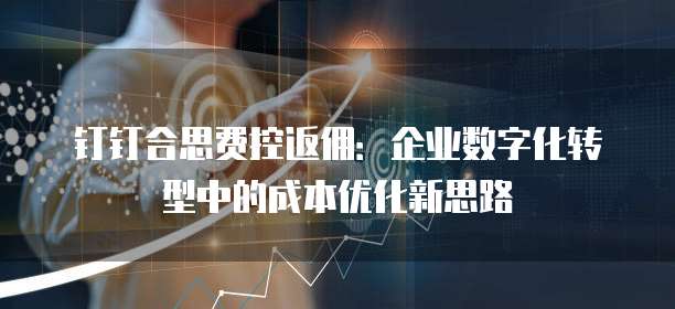 钉钉合思费控返佣：企业数字化转型中的成本优化新思路