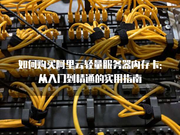 如何购买阿里云轻量服务器内存卡:从入门到精通的实用指南