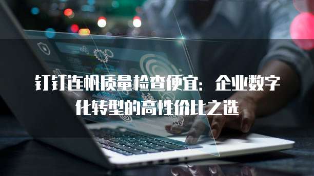钉钉连帆质量检查便宜:企业数字化转型的高性价比之选