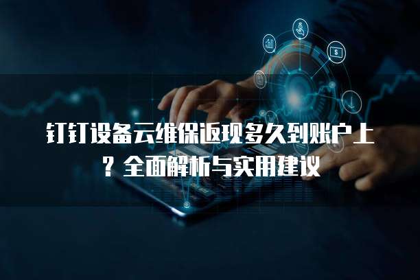 钉钉设备云维保返现多久到账户上？全面解析与实用建议