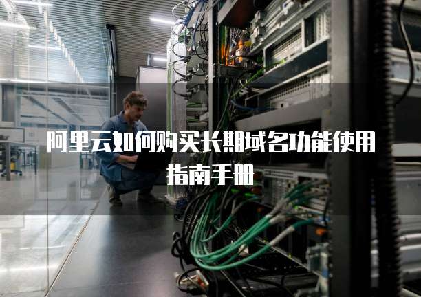 阿里云如何购买长期域名功能使用指南手册