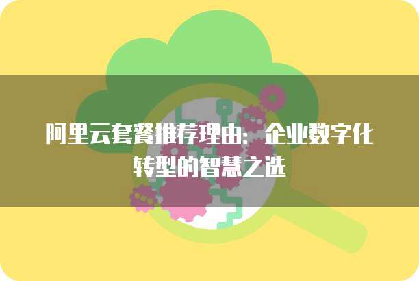 阿里云套餐推荐理由：企业数字化转型的智慧之选