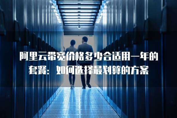阿里云带宽价格多少合适用一年的套餐：如何选择最划算的方案