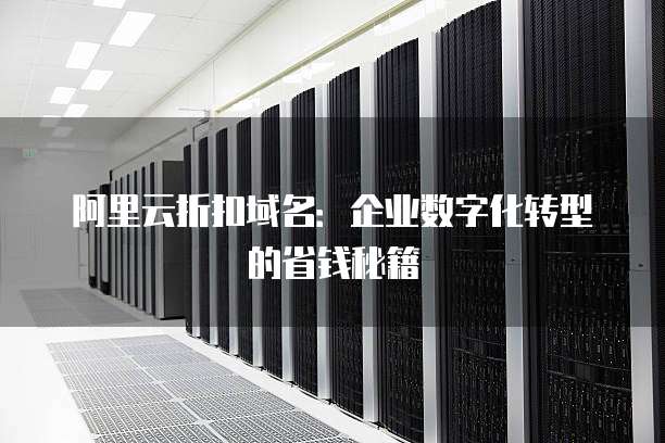 阿里云折扣域名:企业数字化转型的省钱秘籍