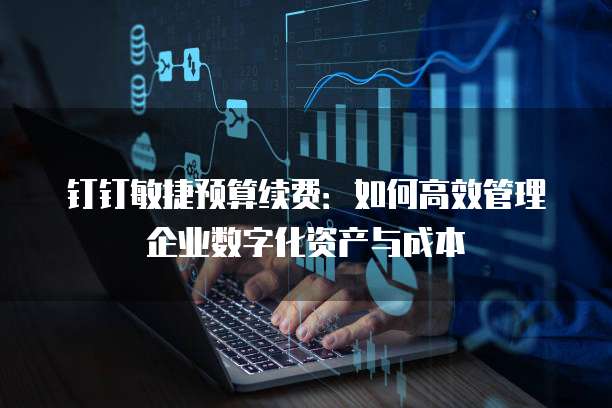 钉钉敏捷预算续费:如何高效管理企业数字化资产与成本
