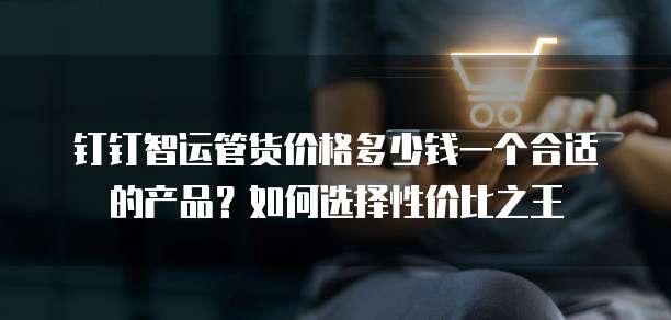 钉钉智运管货价格多少钱一个合适的产品?如何选择性价比之王