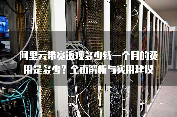 阿里云带宽返现多少钱一个月的费用是多少?全面解析与实用建议