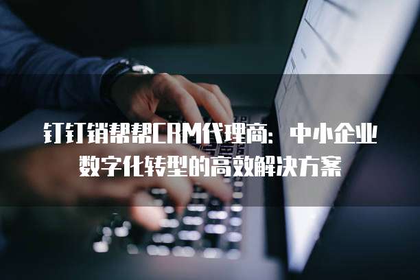 钉钉销帮帮CRM代理商:中小企业数字化转型的高效解决方案