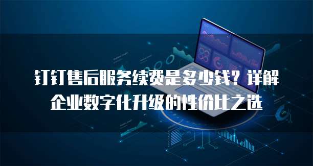 钉钉售后服务续费是多少钱?详解企业数字化升级的性价比之选