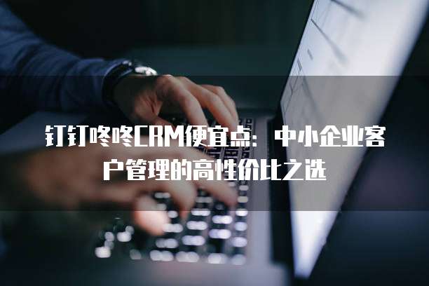 钉钉咚咚CRM便宜点:中小企业客户管理的高性价比之选