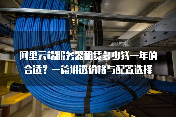 阿里云端服务器租赁多少钱一年的合适?一篇讲透价格与配置选择