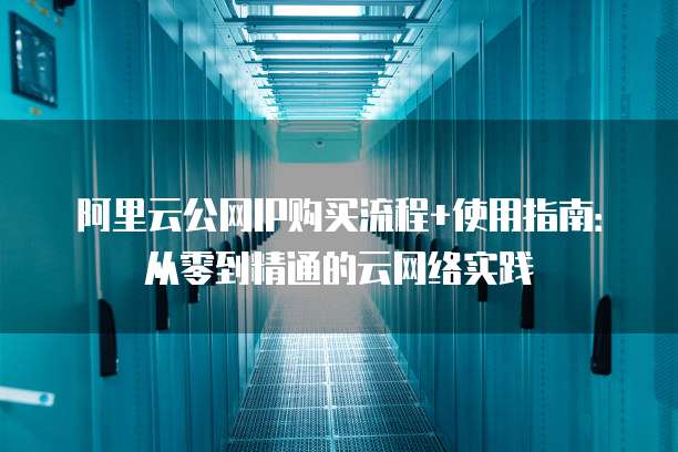 阿里云公网IP购买流程+使用指南：从零到精通的云网络实践