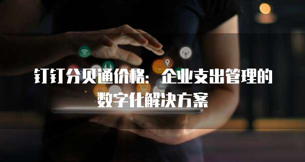 钉钉分贝通价格：企业支出管理的数字化解决方案