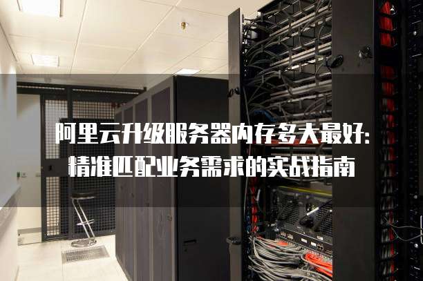 阿里云升级服务器内存多大最好:精准匹配业务需求的实战指南