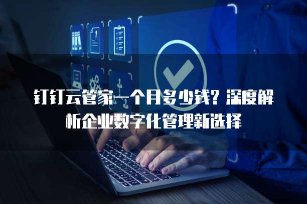 钉钉云管家一个月多少钱?深度解析企业数字化管理新选择