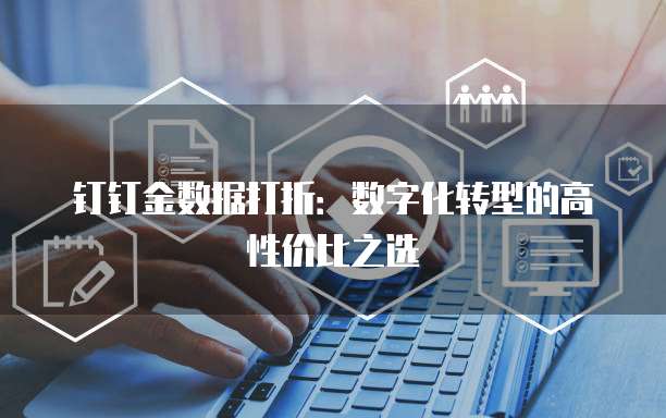 钉钉金数据打折：数字化转型的高性价比之选