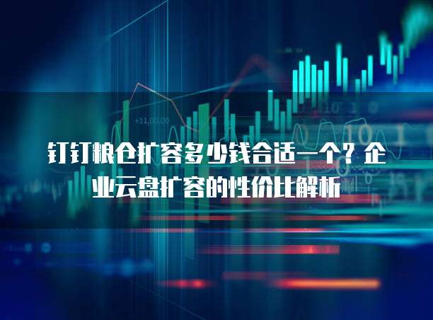钉钉粮仓扩容多少钱合适一个？企业云盘扩容的性价比解析