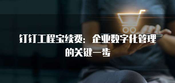 钉钉工程宝续费:企业数字化管理的关键一步