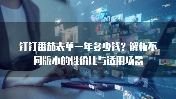 钉钉番茄表单一年多少钱?解析不同版本的性价比与适用场景