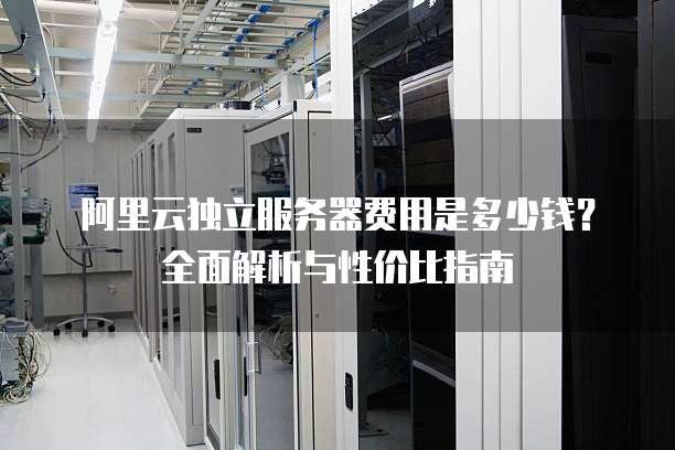 阿里云独立服务器费用是多少钱?全面解析与性价比指南